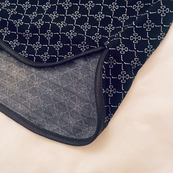 MAX STUDIO XS black and white patterned midi dress. - Picture 3 of 5